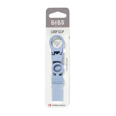 Bibs Attache Tetine Clip Loop Dusty Blue