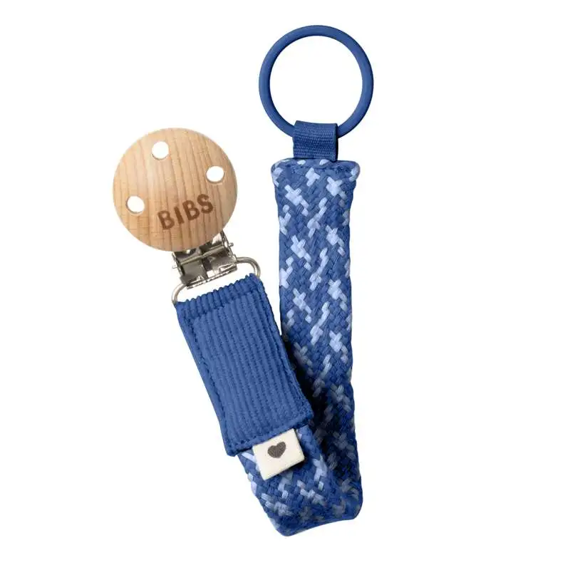 Bibs Pacifier Clip Attache Tetine - Cornflower / Dusty Blue