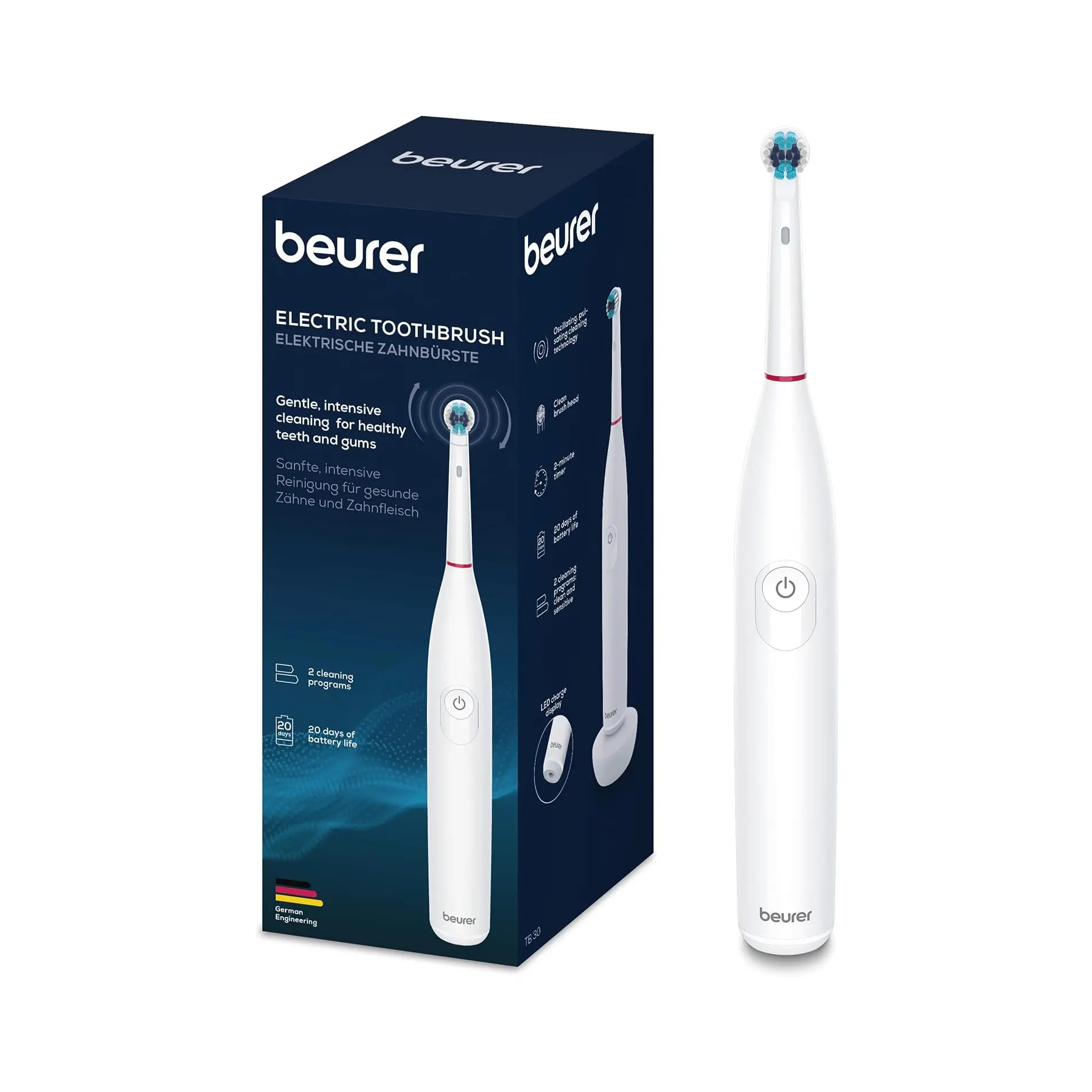 Beurer Tb 30 Brosse à Dents Electrique