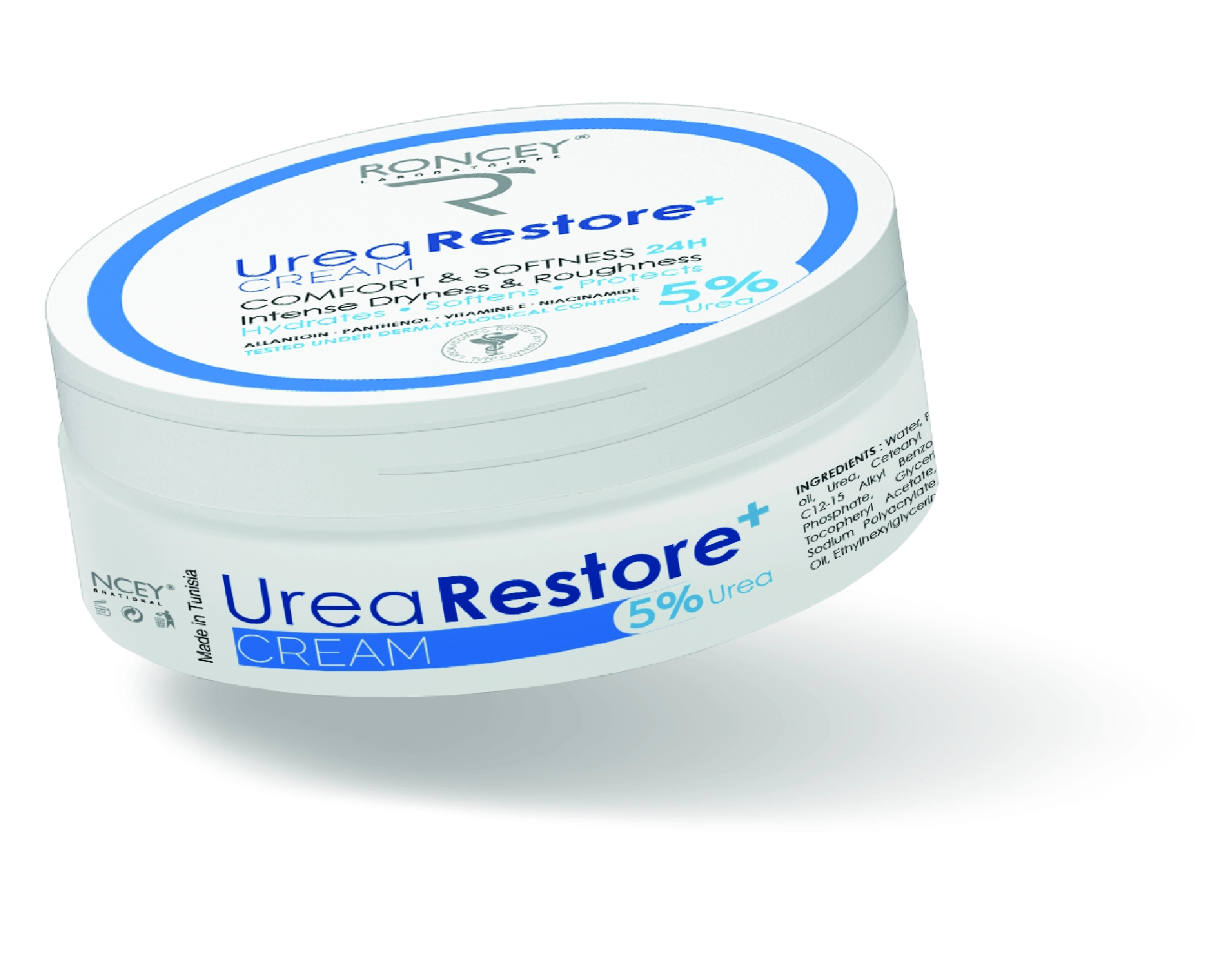 Roncey Urea Restore+ 5% Uree - Creme Hydratante Et Apaisante - 60ml