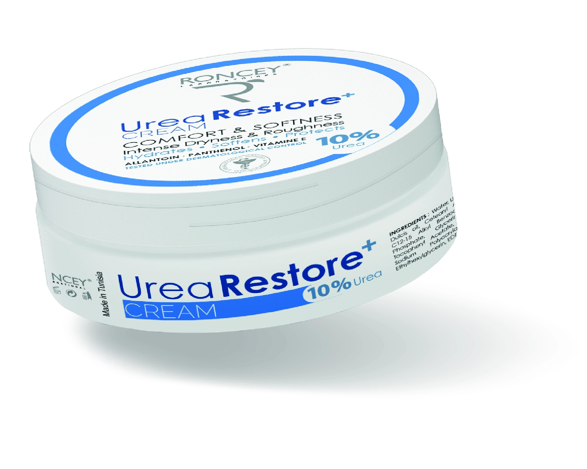 Roncey Urea Restore+ 10% Uree - Creme Hydratante Intensive - 60ml