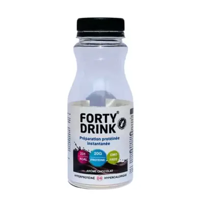 Forty Drink Preparation Proeinée Instantanee Chocolat 49,3g