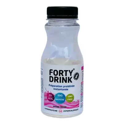 Forty Drink Preparation Proteinee Instantanee - Gout Fraise 49,3g