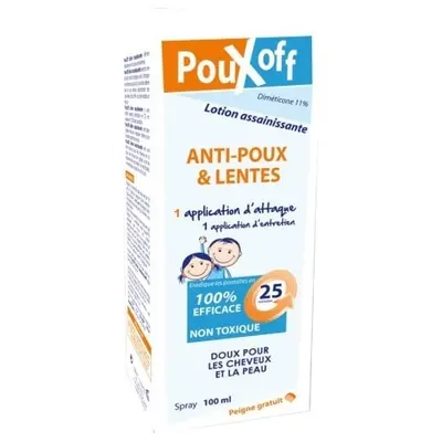 Xen Pouxoff Enfant Lotion Assainissante Anti-poux Spray 100ml