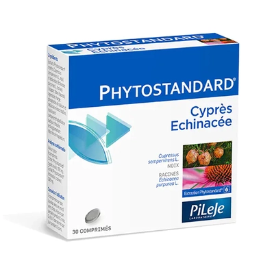 Pileje Phytostandard Cypres Et Echinacée - 30 Comprimes