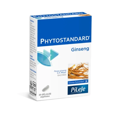Pileje Phytostandard Ginseng Bio - 20 Gelules