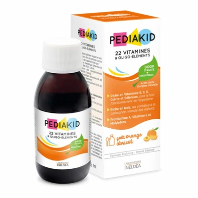 Pediakid 22 Vitamines Et Oligo-elements - Sirop 125ml