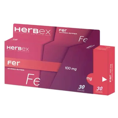 Herbex Fer 100mg - 30 Gelules