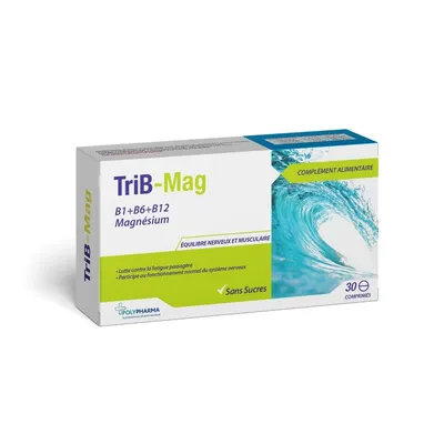 Polypharma Tri B Mag - 30 Comprimes