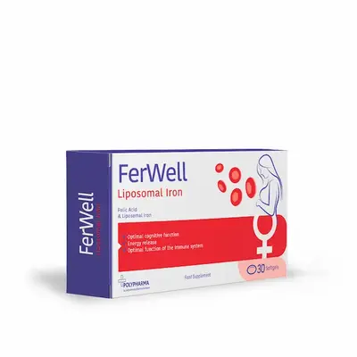 Polypharma Ferwell - Fer Liposomal - 30 Capsules Molles