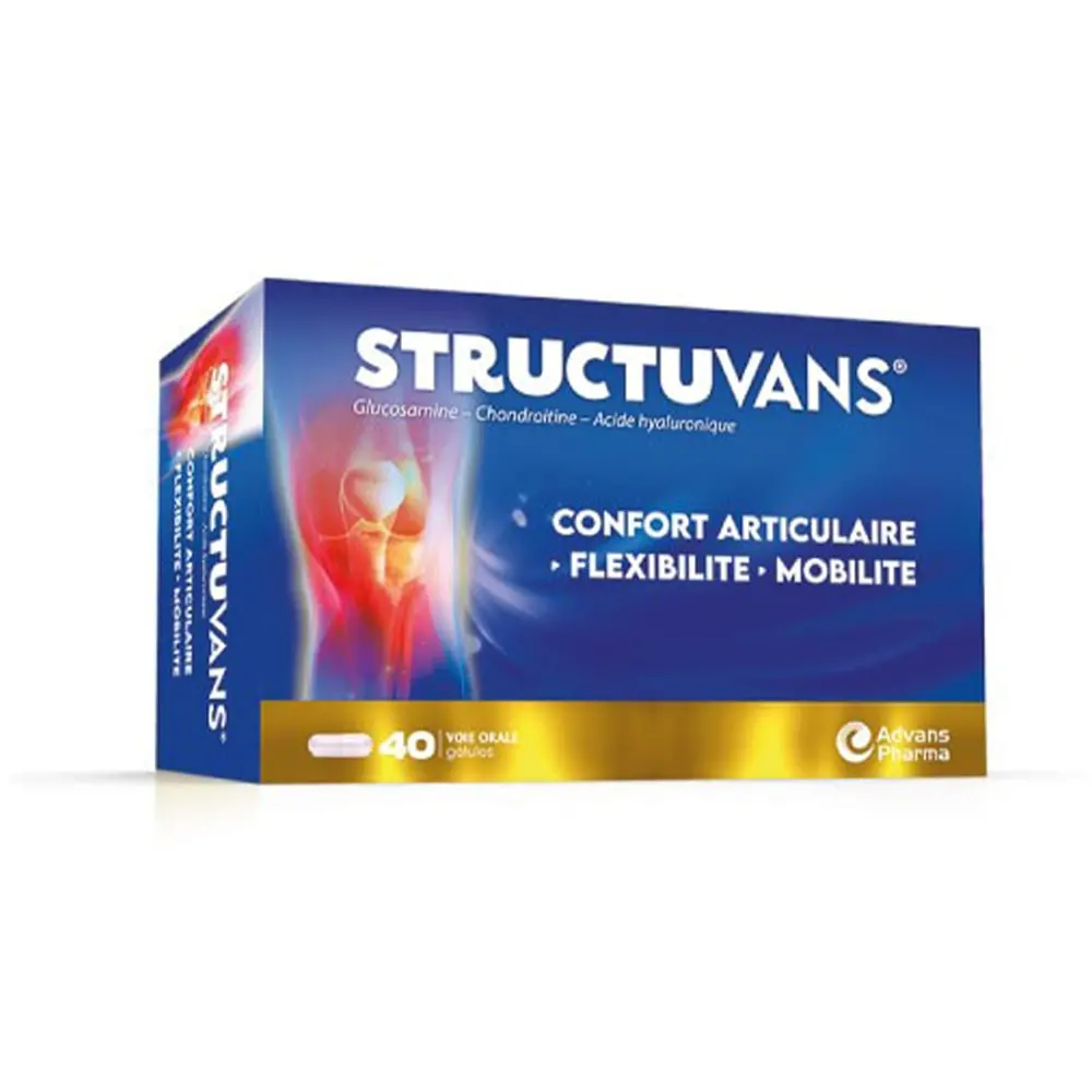 Advans Pharma Structuvans - Confort Articulaire - 40 Gelules