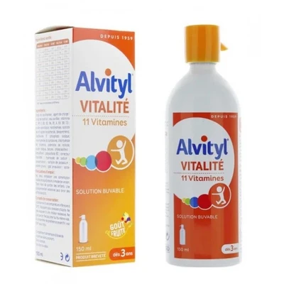 Alvityl Vitalite - 11 Vitamines - Sirop Multivitamines 150ml
