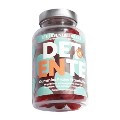 Les Essentielles Lab Detente - Anti-stress - 60 Gummies Gout Fraise Framboise