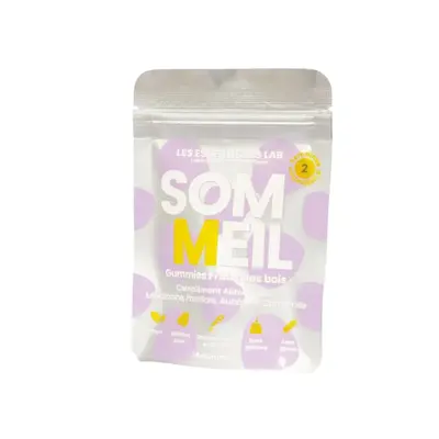 Les Essentielles Lab Sommeil Mini - Melatonine Et Plantes - 14 Gummies Gout Fruits Des Bois