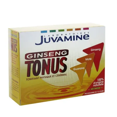 Juvamine Ginseng Tonus - 10 Ampoules