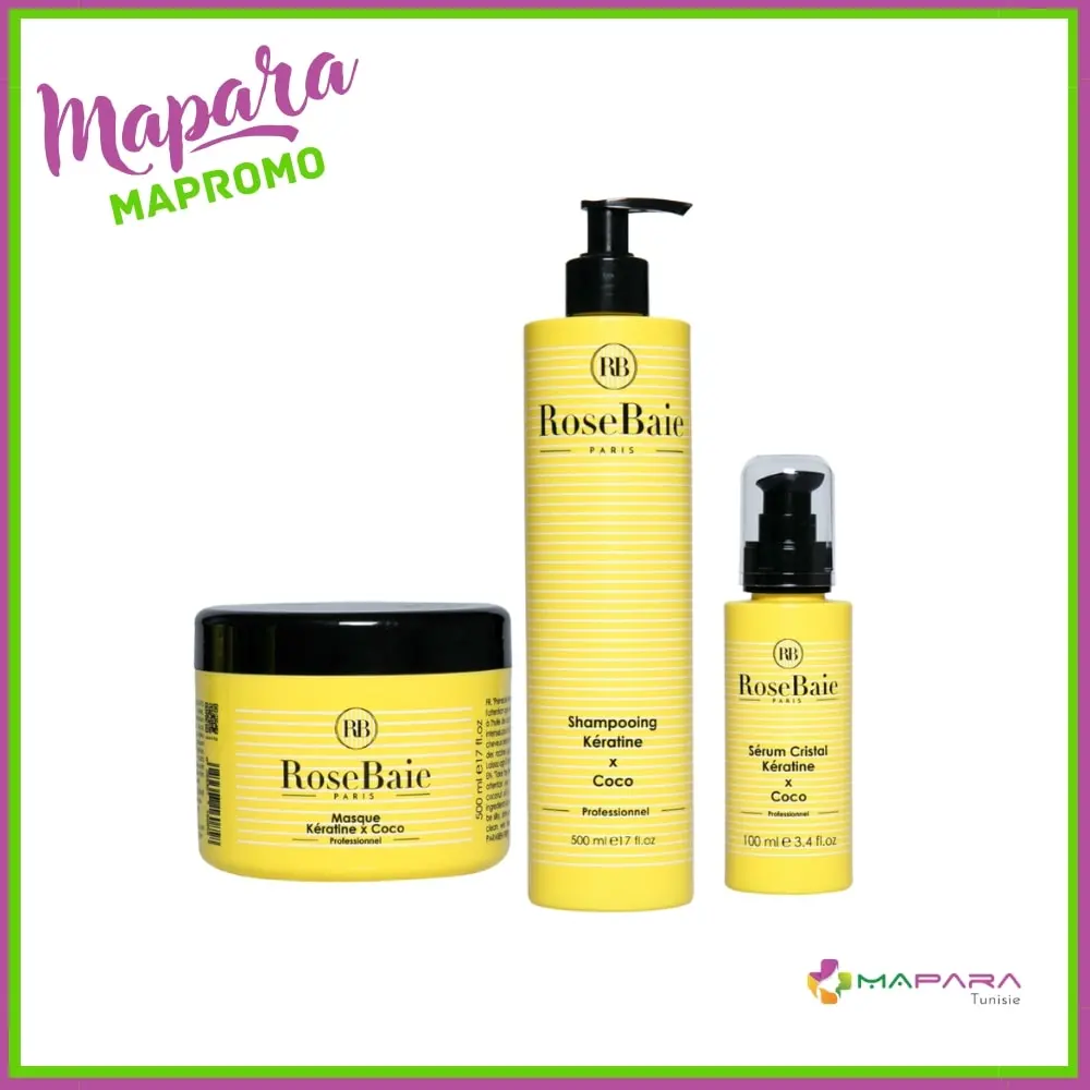 Rosebaie Trio Coco Shampoing Masque Et Sérum