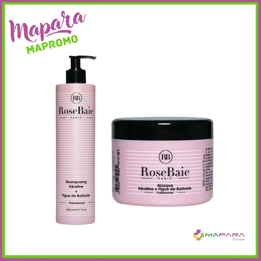 Rosebaie Duo Figue De Barbarie Masque Et Shampoing