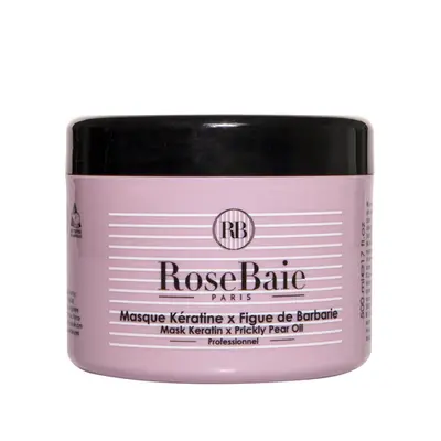 Rosebaie Masque Figue De Barbarie & Keratine - Sebo-regulation & Hydratation - 500ml