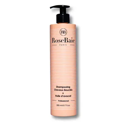 Rosebaie Shampooing Special Cheveux Boucles - Hydratation & Definition - 500ml