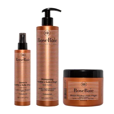 Rosebaie Trio Argan Post-coloration Anti-oxydant Et Protection