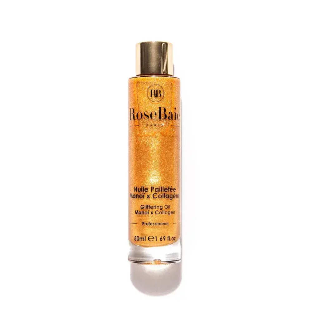 Rosebaie Huile Pailletée Monoï Colagène 50ml