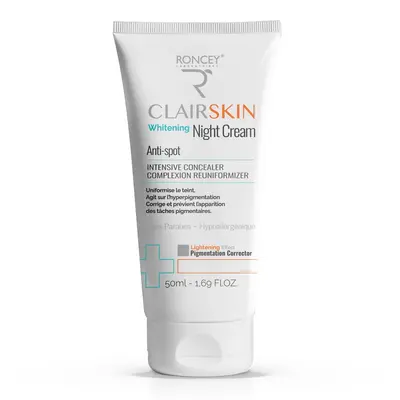Roncey Clairskin Creme De Nuit Eclaircissante Anti-taches - 50ml
