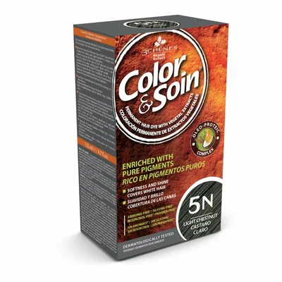 3 Chenes Color Et Soin Coloration Permanente Chatain Clair 5n