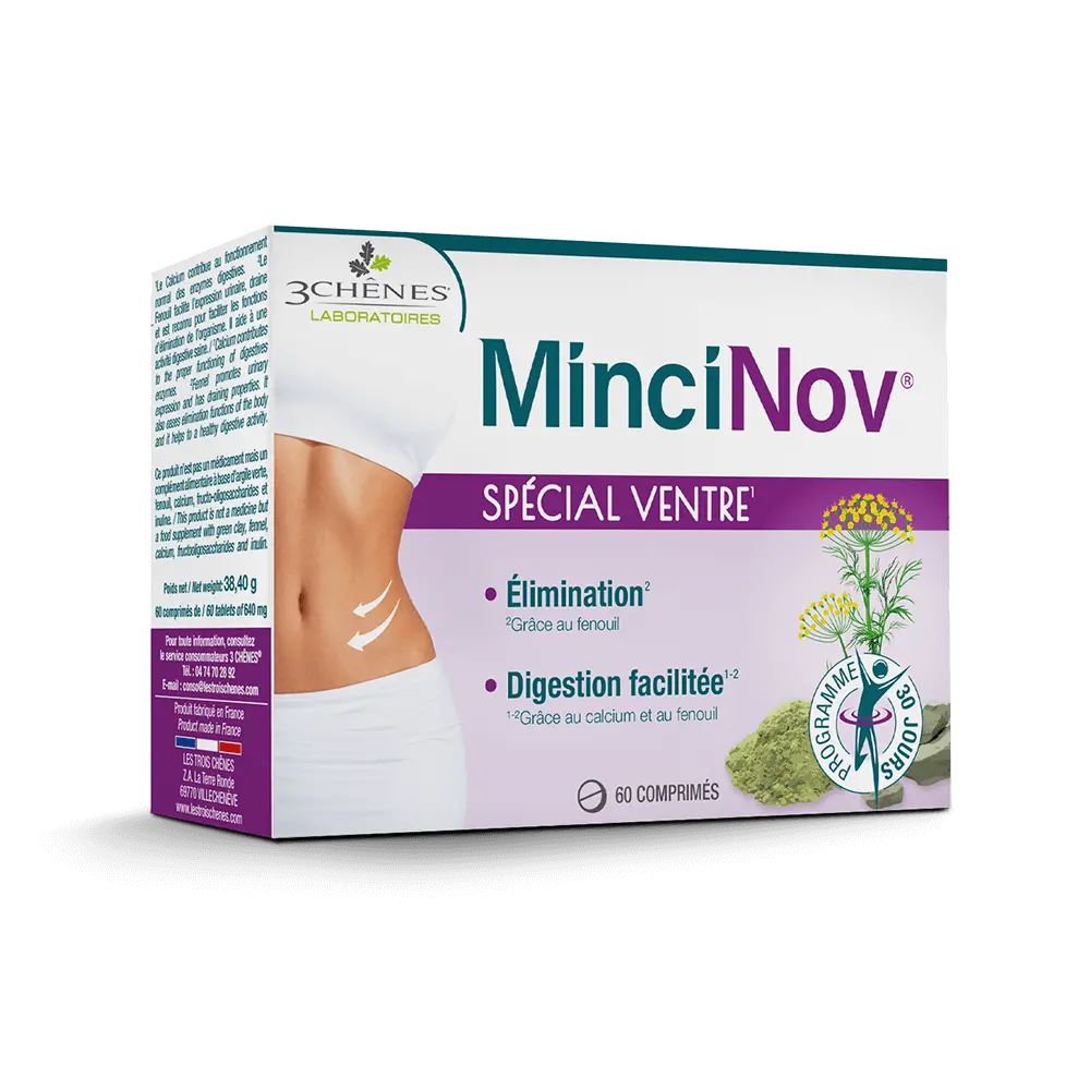 3 Chenes Mincinov Special Ventre 60 Comprimes