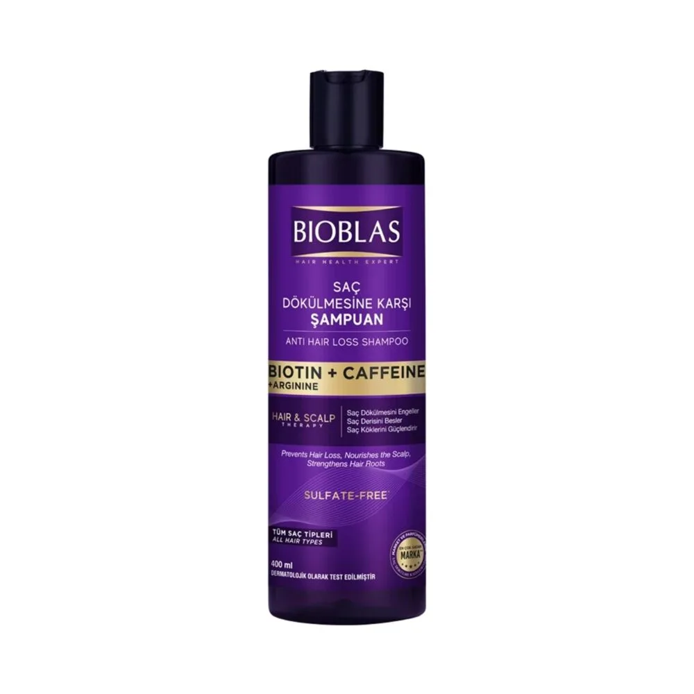 Bioblas Shampooing Anti-chute Biotine + Cafeine - 400ml