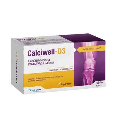 Polypharma Calciwell D3 - 60 Comprimes