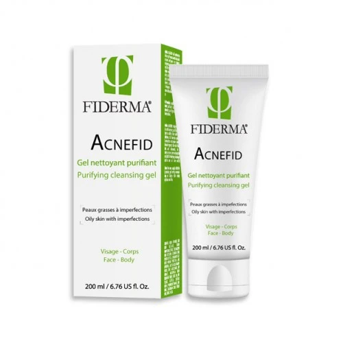 Fiderma Acnefid Gel Nettoyant Purifiant Peaux Grasses - 200ml