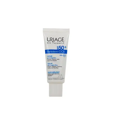 Uriage Bariederm-cica Creme Reparatrice Au Cuivre-zinc Ecran Spf50+ 40ml