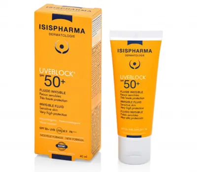 Isispharma Uveblock Fluide Invisible Spf50+  40 Ml