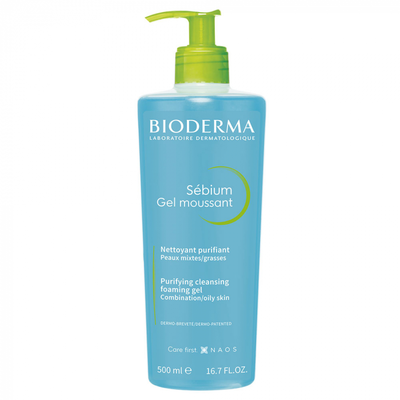 Bioderma Sebium Gel Nettoyant Purifiant Visage 500ml