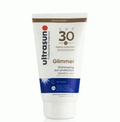Ultrasun Glimmer Spf30 Gel Solaire Reflechissant 150ml