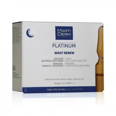 Martiderm Platinum Night Renew 10 Ampoules