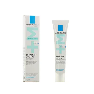 La Roche-posay Effaclar Duo+ M - Soin Triple Correction Anti-imperfections, Boutons & Points Noirs - 40ml
