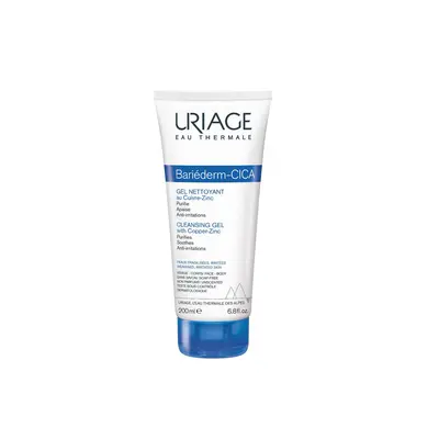 Uriage Bariederm-cica Gel Nettoyant Au Cuivre-zinc - Visage Et Corps - 200ml