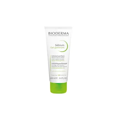 Bioderma Sebium Gel Gommant Exfoliant Purifiant Peaux Mixtes A Grasses 100ml