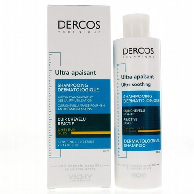 Vichy Dercos Shampooing Ultra Apaisant Cheveux Secs 200ml