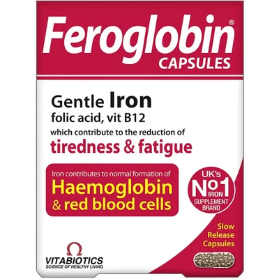 Vitabiotics Feroglobine Capsules Boite 30