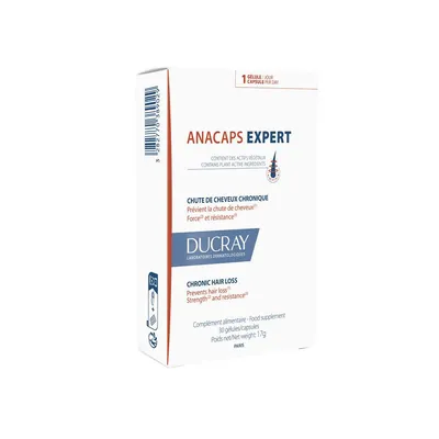 Ducray Anacaps Expert Complement Alimentaire Anti Chute 30 Gelules