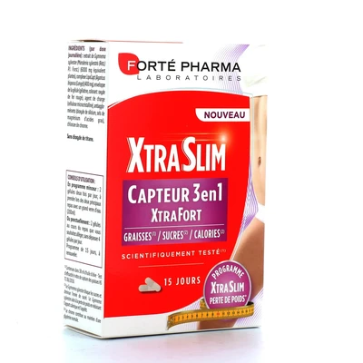 Forte Pharma Xtra Slim Capteur 3 En 1 60gelules