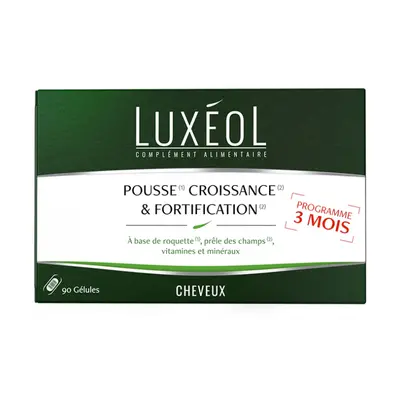 Luxeol Pousse Croissance Et Fortification - Programme 3 Mois - 90 Gelules