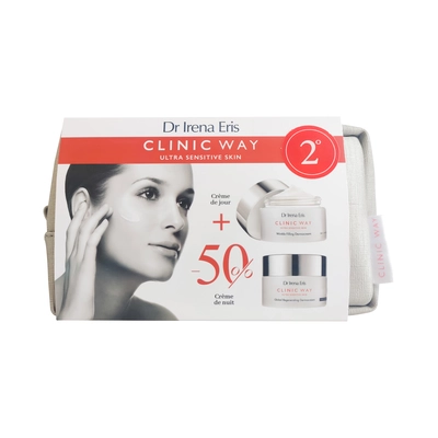 Clinic Way Creme De Jour N 2 + Creme De Nuit 50%+ Trousse