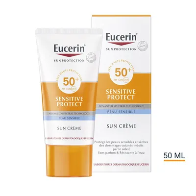Eucerin Sun Protection Sensitive Protect Creme Ecran Spf 50+