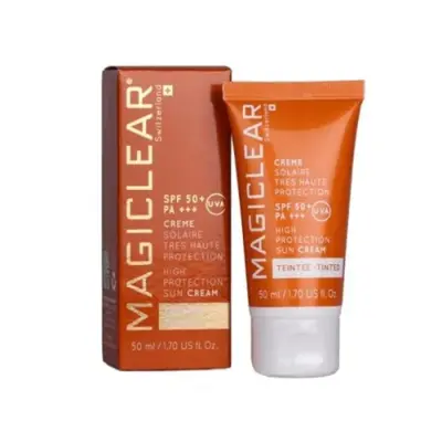 Magiclear Creme Solaire Teintee Spf 50+, 50ml