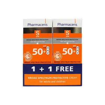 Pharmaceris S Spectrum-protect Pack Ecran Creme Haute Protection Spf50+ - 2x50ml