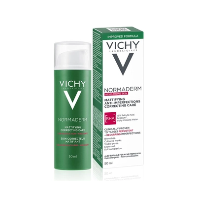 Vichy Normaderm Soin Correcteur Matifiant Peaux Mixtes A Grasses 50ml