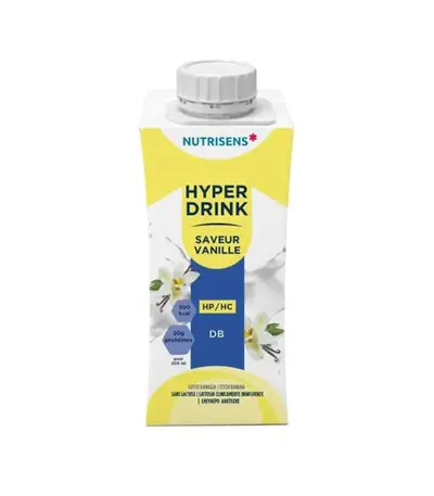 Nutrisens Hyper Drink Db Pour Diabetiques Saveur Vanille 200ml